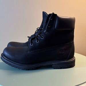 Timberland Black Leather Boots